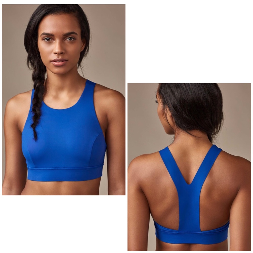 Lululemon Fast & Free Bra Blue Women’s Size 8 - Picture 2 of 8